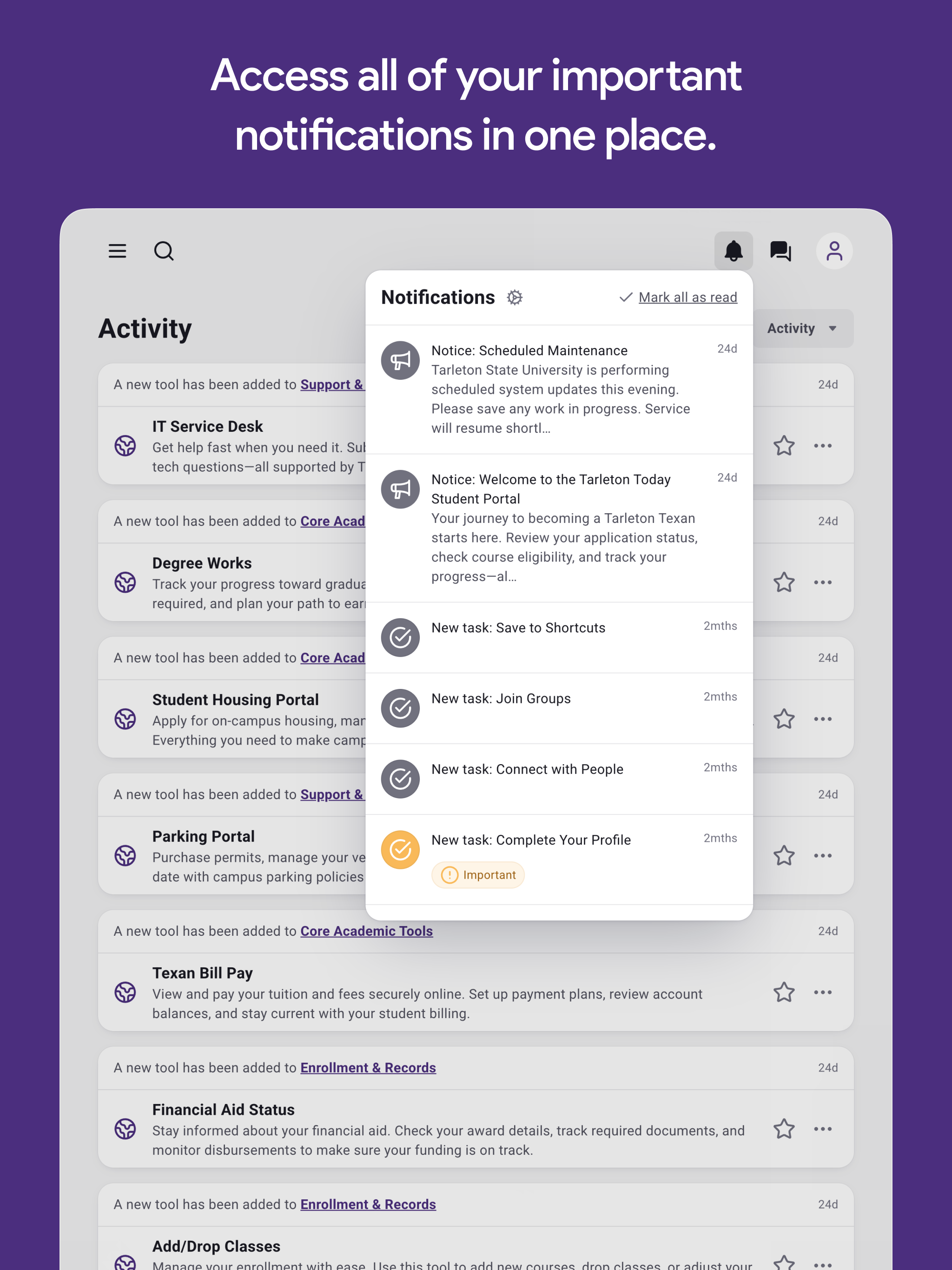 myGateway at Tarleton State screenshot 9