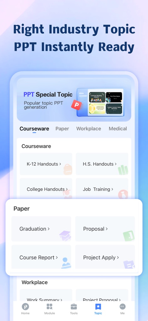 AiPPT - PPT & Slide Maker - Utilities App | MWM