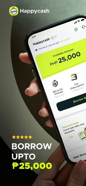 Happycash-Online credit loan iPhone screenshot 1