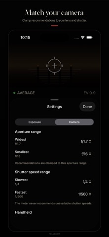 Fieldlight — 35mm Light Meter screenshot 5