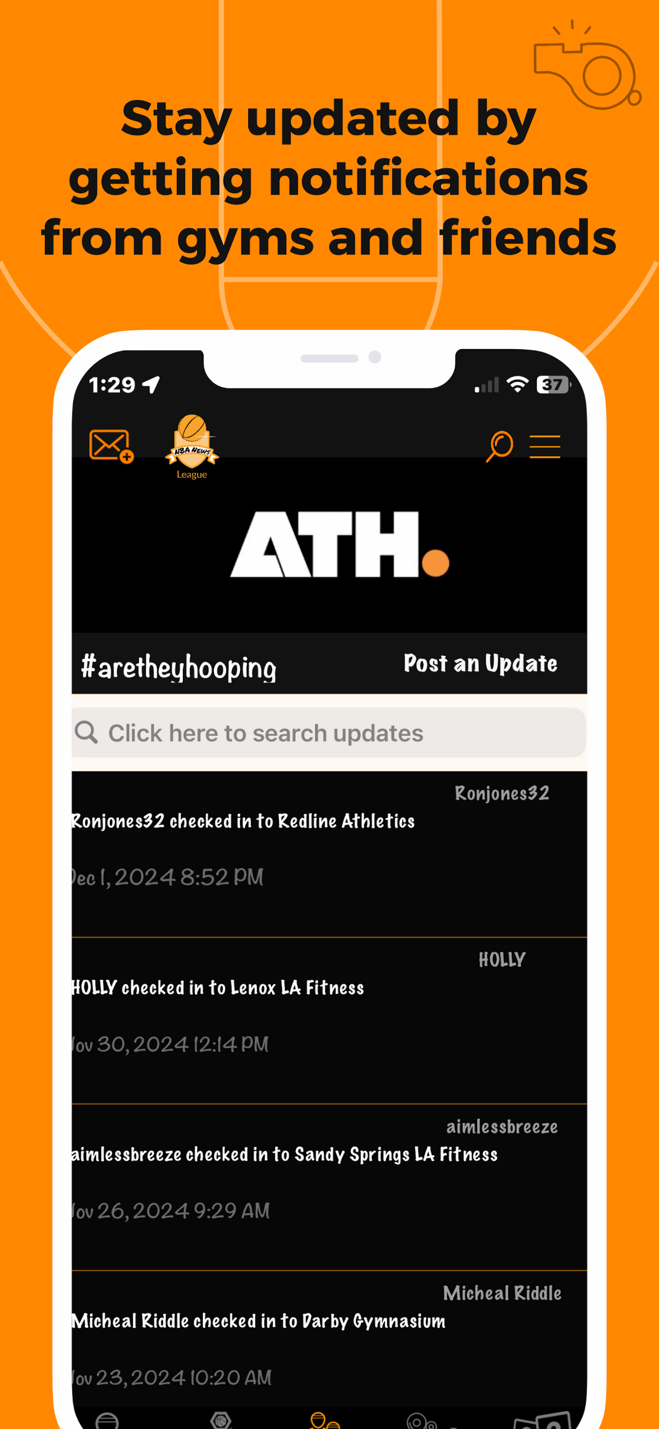 ATH - Pickup Basketball App