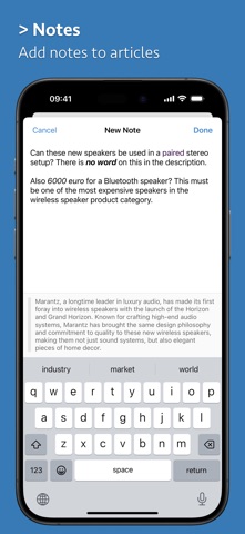 News Explorer screenshot