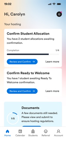 EF Homestay iPhone screenshot