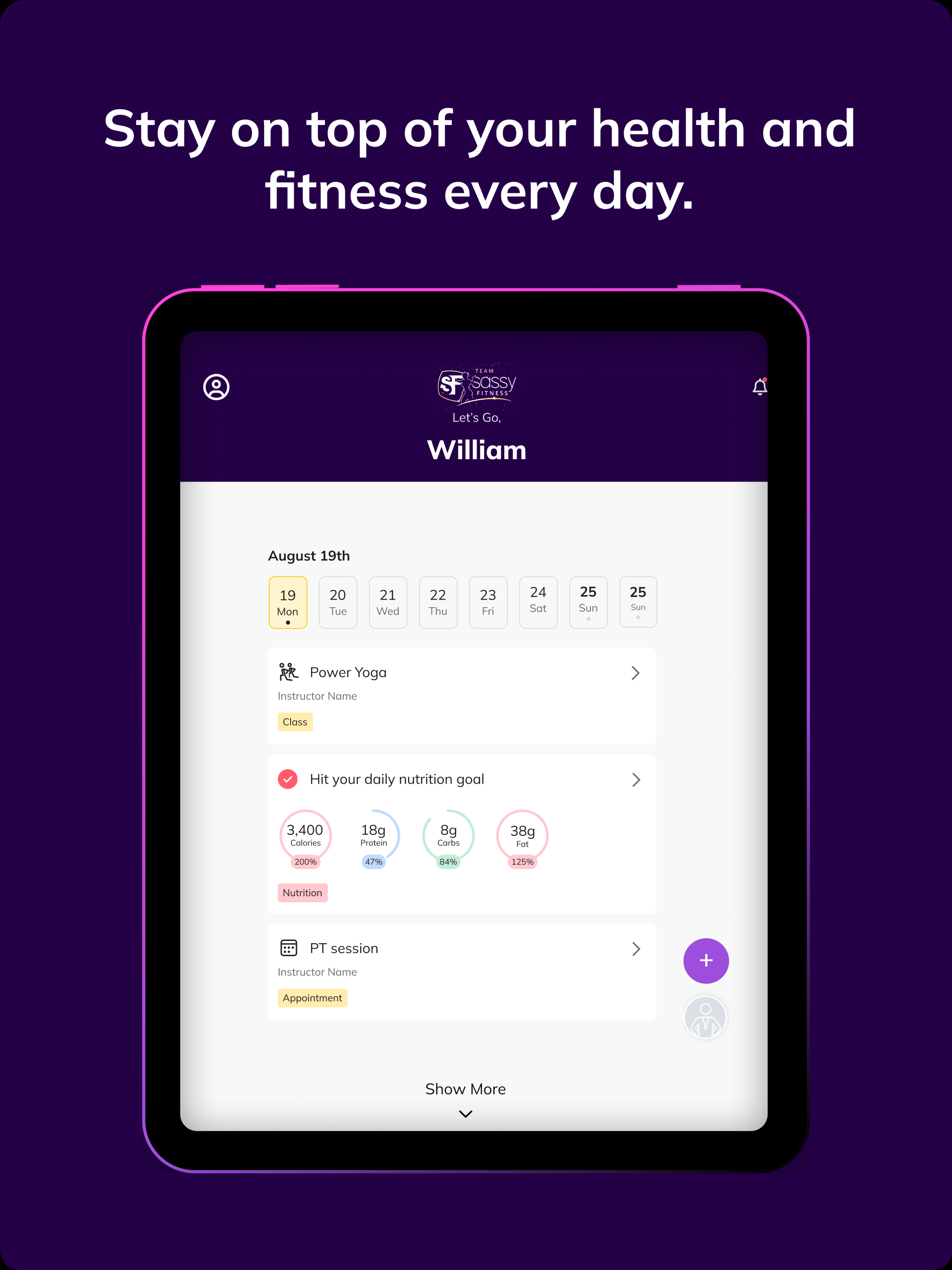SassyFit App screenshot 8