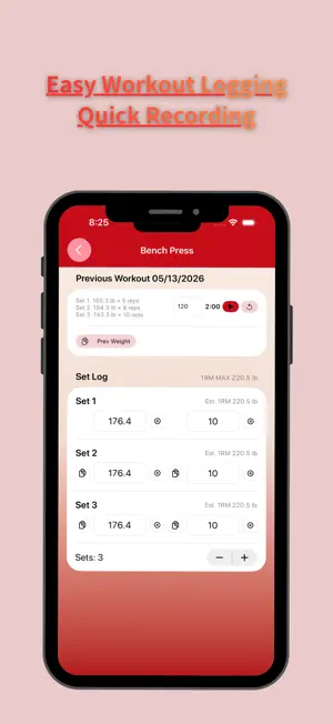 Workout Routine Memo screenshot 1