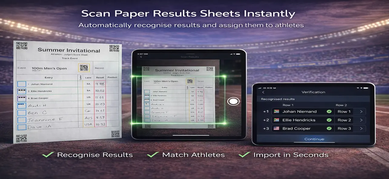 Screenshot #3 pour Athletics Results Manager