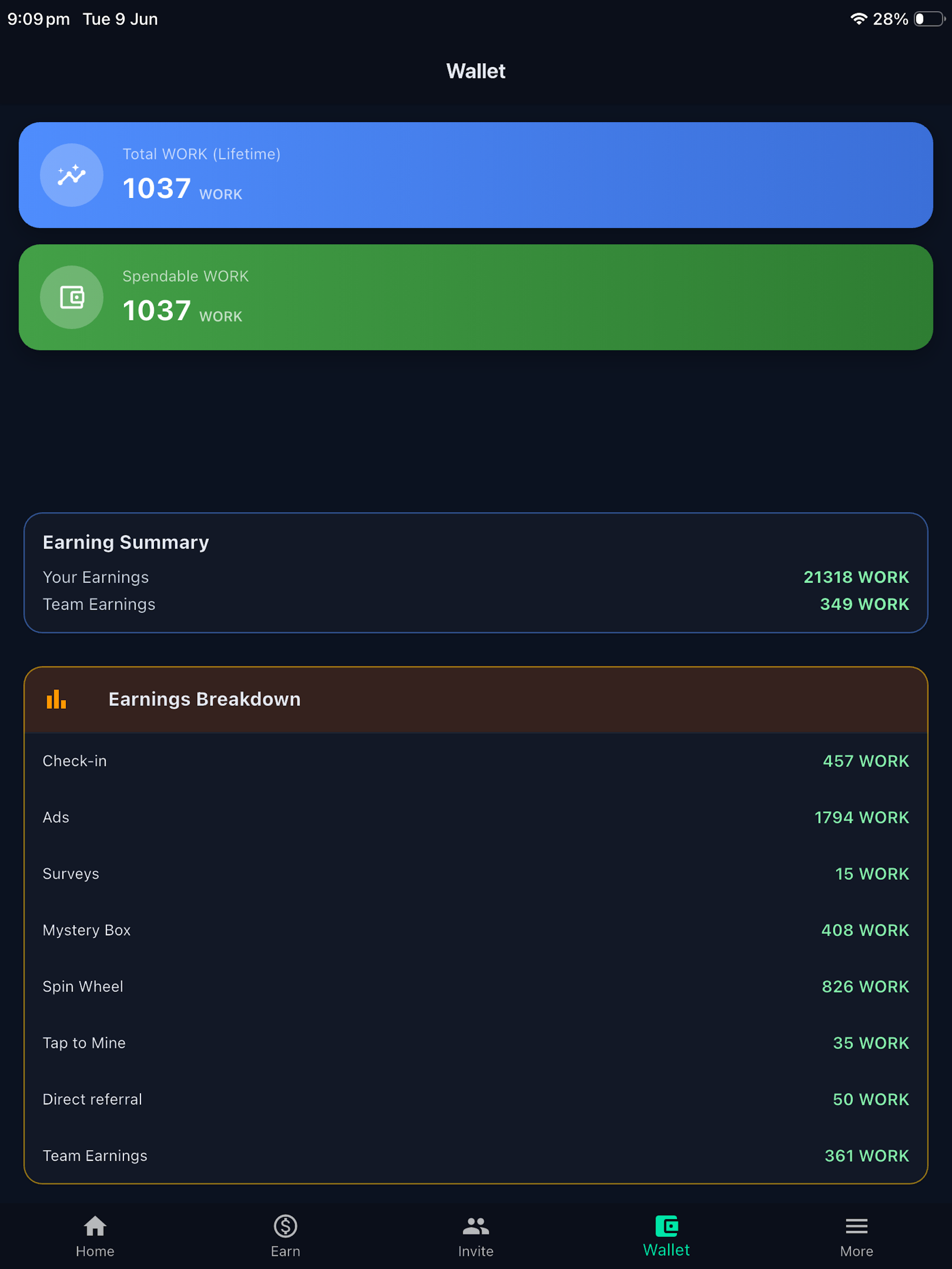 WORK Network screenshot 12