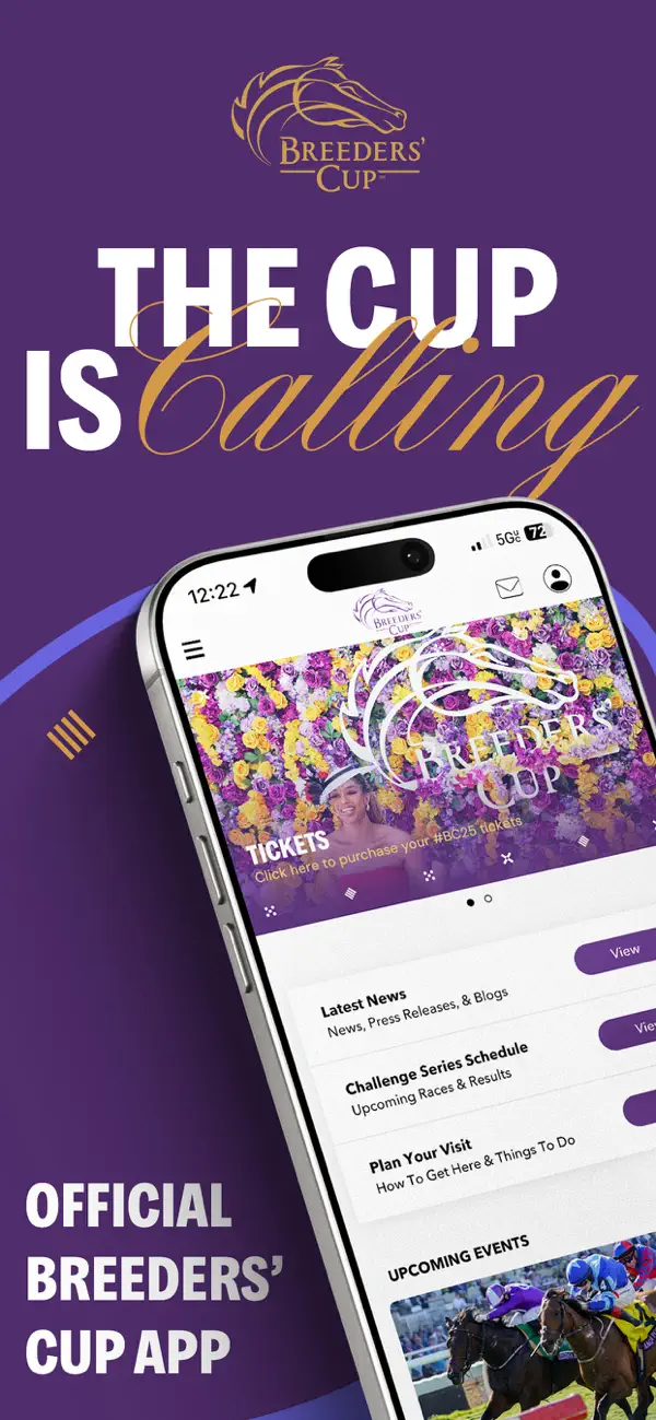Screenshot #1 pour Breeders' Cup Mobile