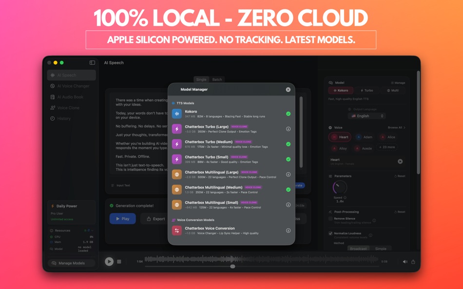 #7. OpenVox – Local Voice AI (macOS) By: Nitesh Kumar Sharma