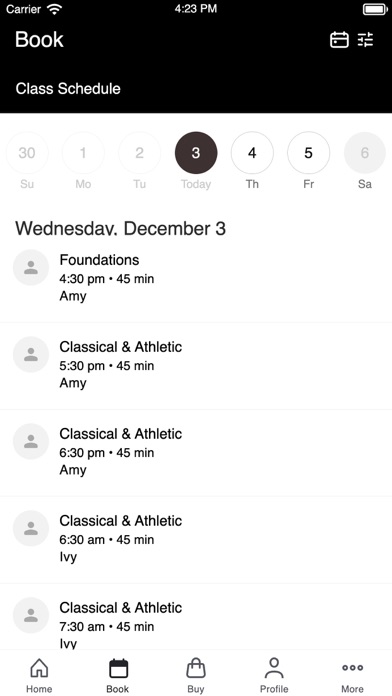 Demi Pointe Pilates iPhone screenshot 2 - Health & Fitness app