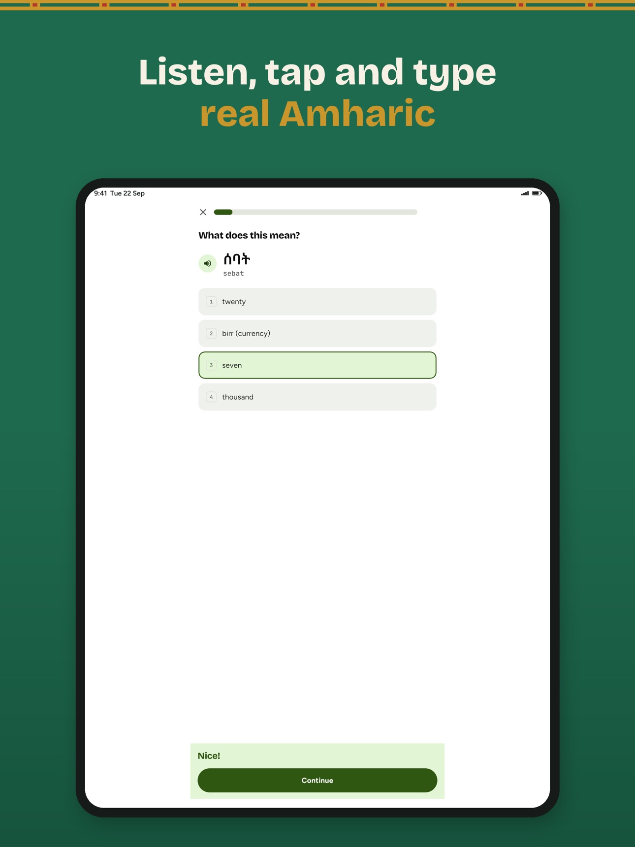 Screenshot 8 of Learn Amharic & Fidel