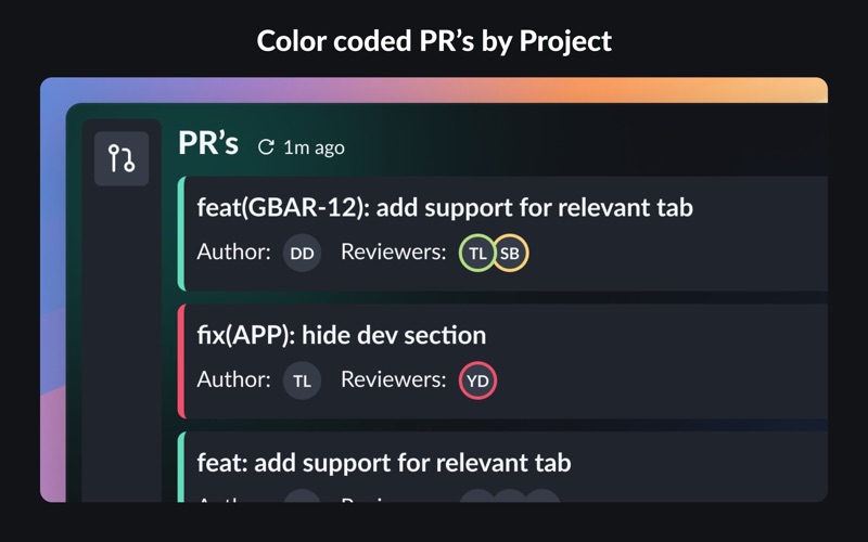 GitBar app screenshot 3