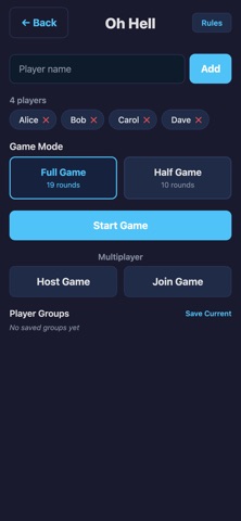 Tally Ho! Score Keeper screenshot
