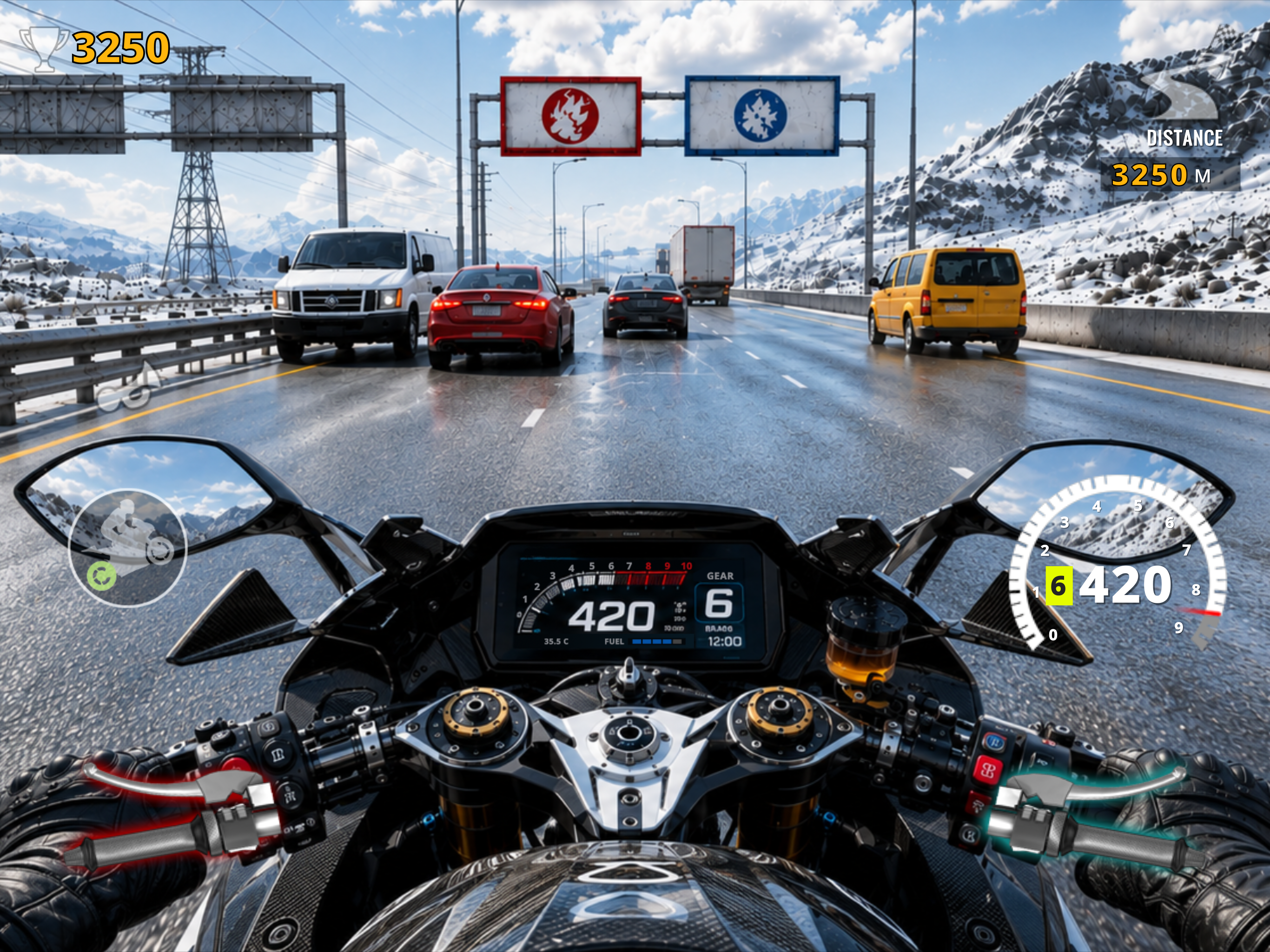Motor Tour: Biker's Challenge screenshot 6