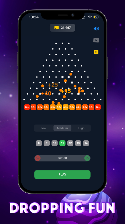 #2. Plinko Galaxy - Casino Game (iOS) 来自: YODA CO.,LTD