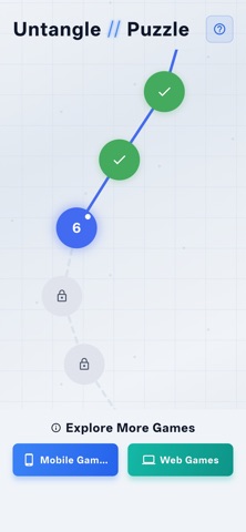 Untangle: Line Brain Puzzle screenshot