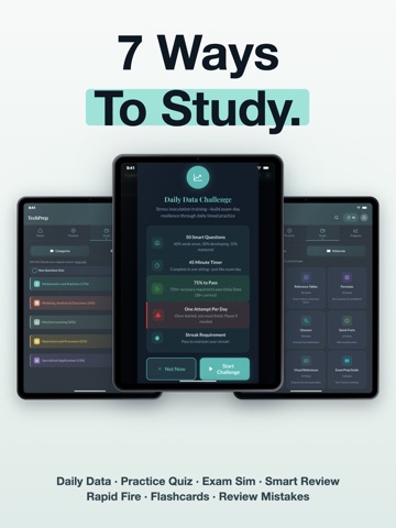 CompTIA DataAI Exam Prep 2026 iPad screenshot