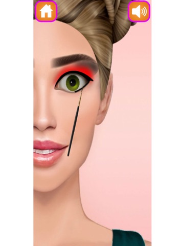 Halloween Makeup Salon Game iPad screenshot