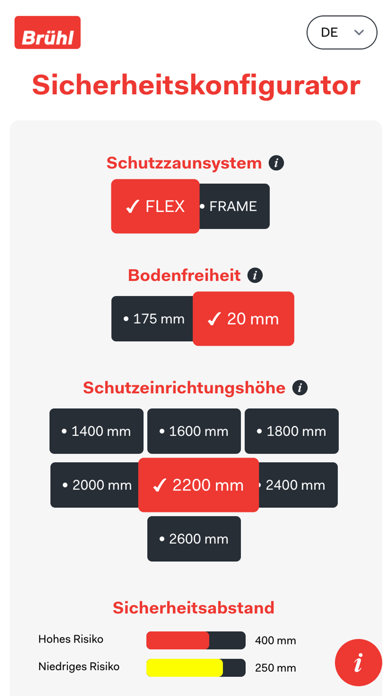 Screenshot #1 pour Brühl Sicherheitsabstand