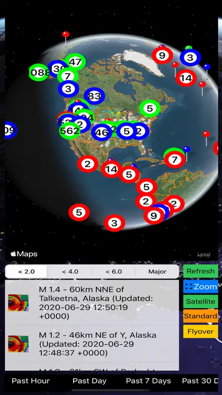 Instant USGS Earthquake Pro screenshot 1 of 10
