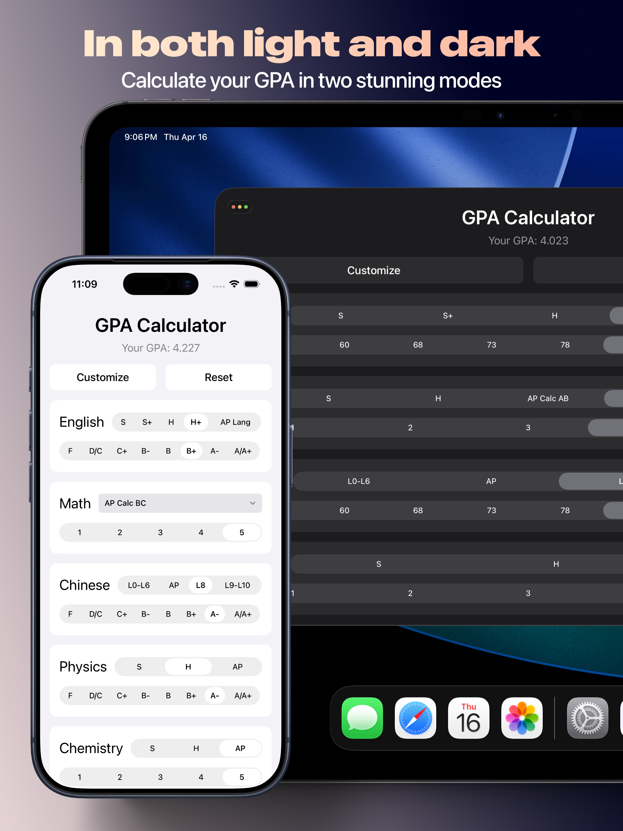 GPA Calculator by Michel