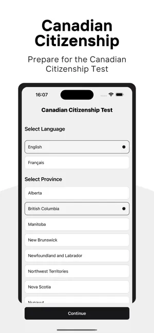 Canadian citizen screenshot 1