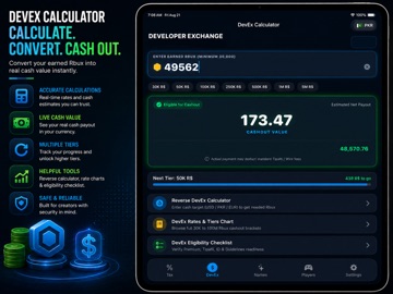 ROBXi: DevEx Calculator iPad screenshot