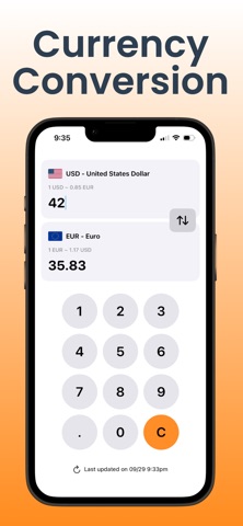 Euros to Dollars Conversion Screenshot 1 of 3