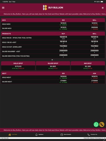 Buy Bullion App iPad screenshot