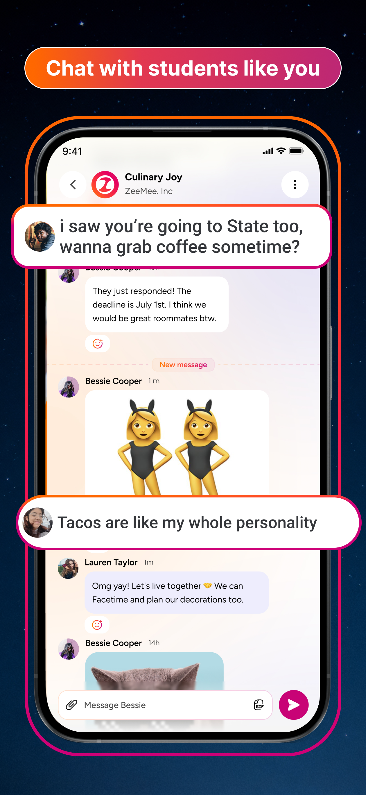 ZeeMee: Meet College Friends screenshot 4