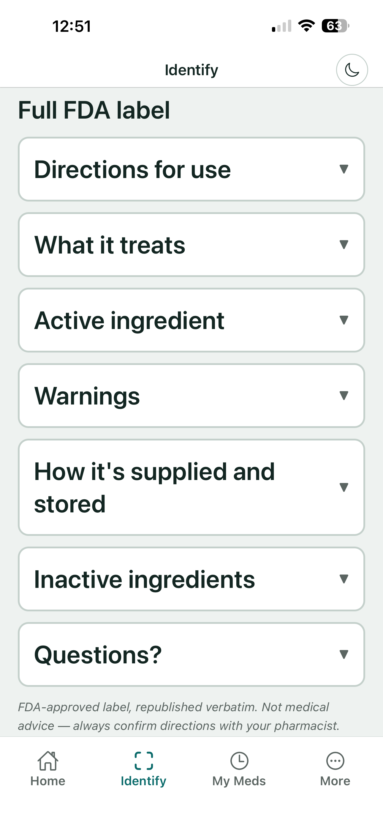 VerifyDrugLabel screenshot 4