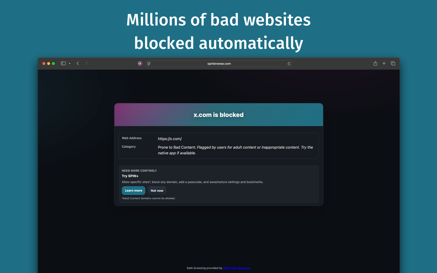 Web Filter for Safari: Blocker screenshot 7