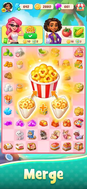 Foodstars: Merge & Cook screenshot 2