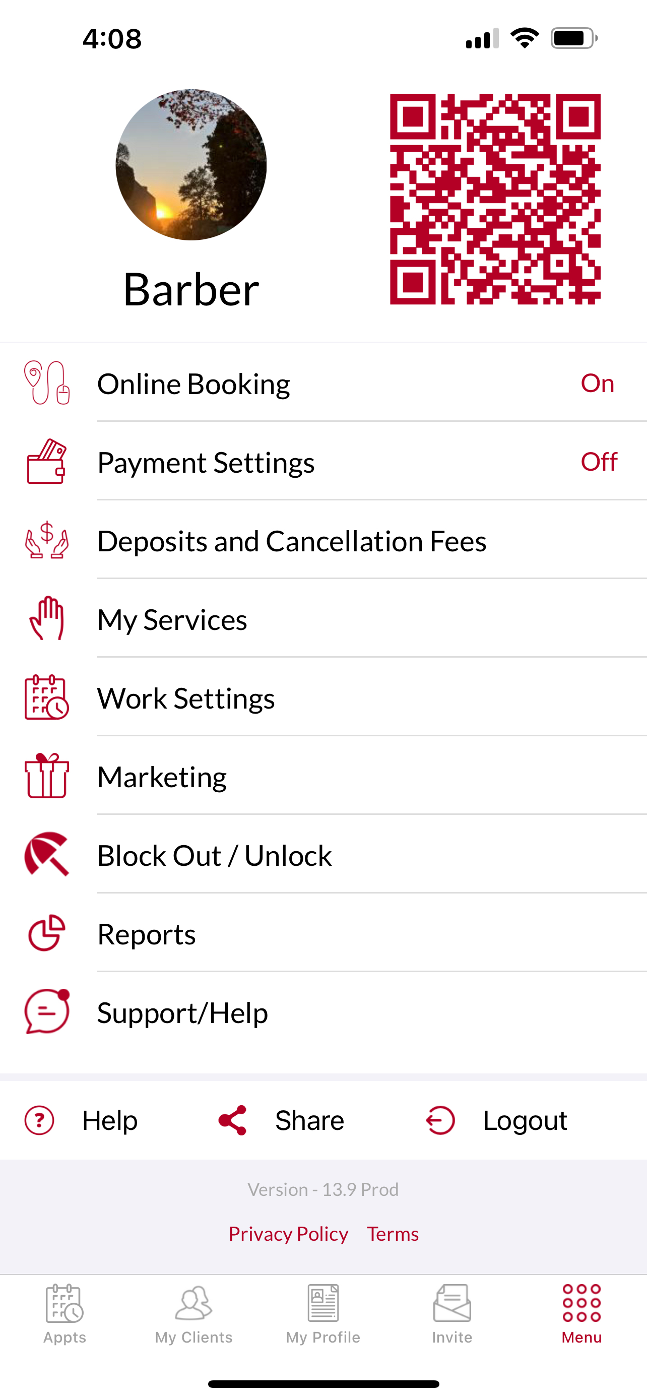 Ring My Barber: Booking App