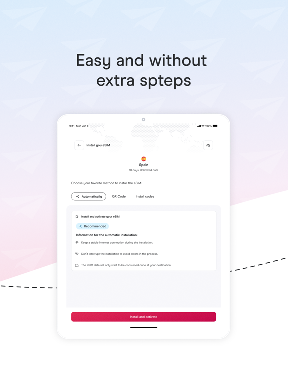 Holafly eSIM: Unlimited Data iPad screenshot 4 - Travel app
