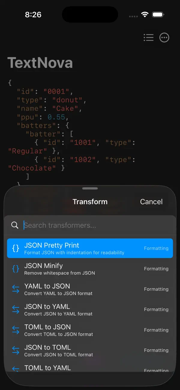 #2. TextNova (iOS) Με: HWAN LEE
