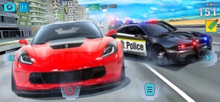 Highway Car Racing Simulator iPhone screenshot