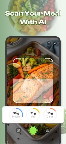 Calorie Me: AI Food Scanner iPhone screenshot