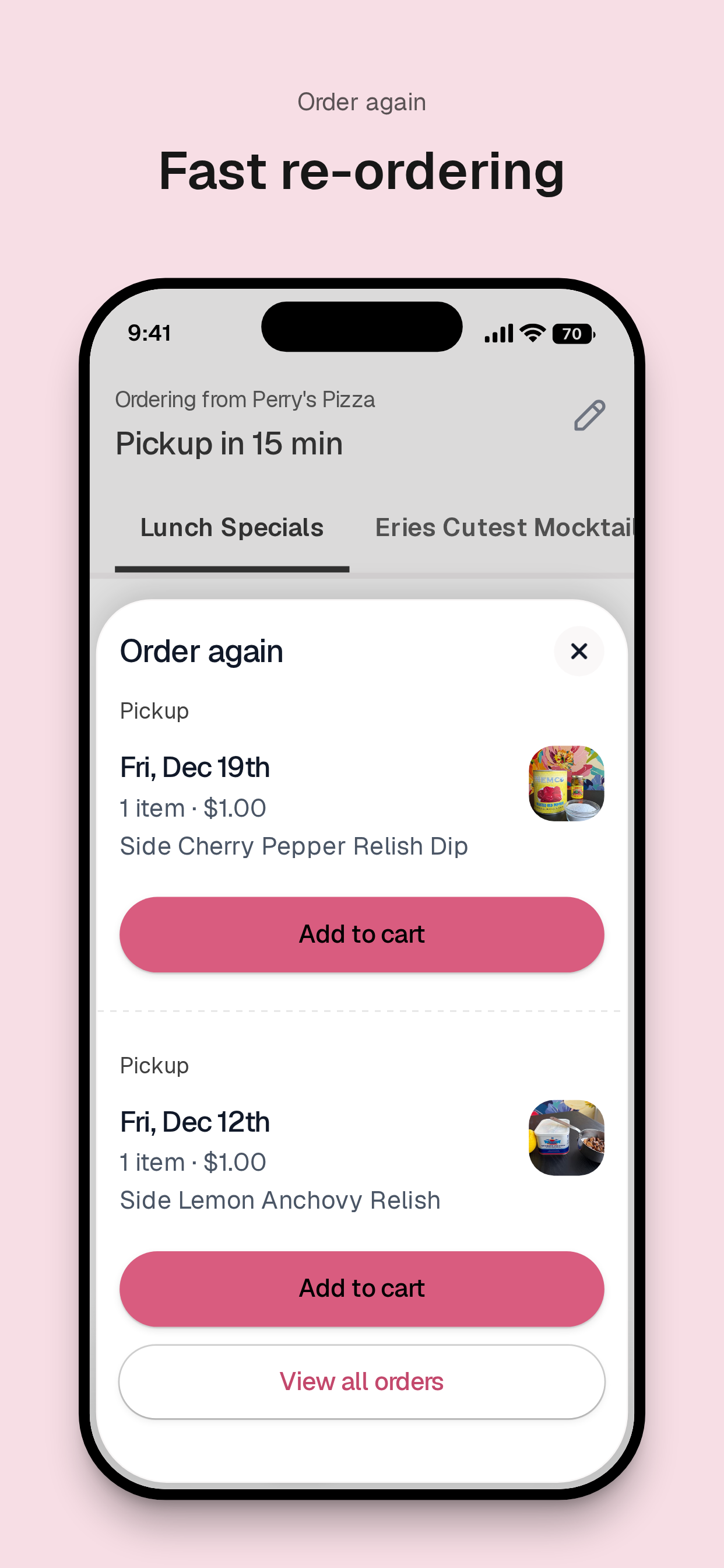 Perrys Pizza screenshot 4