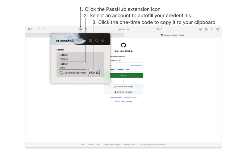 PassHub.net screenshot