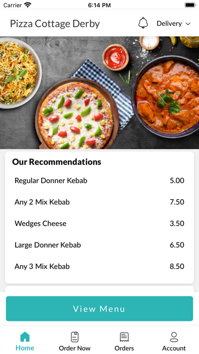 Pizza Cottage Derby Screenshot