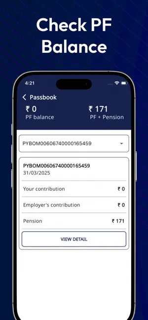 PF Balance, PF Passbook-My PF screenshot 2