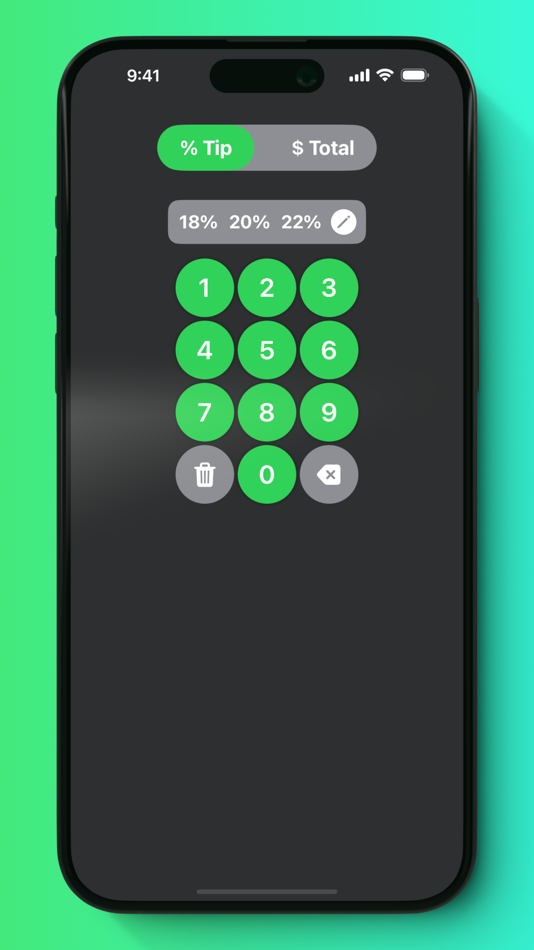 #1. Tippey - Tip Calculator (iOS) 由: Andrew Elliott