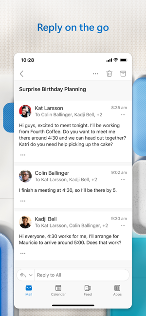 ‎Microsoft Outlook Screenshot