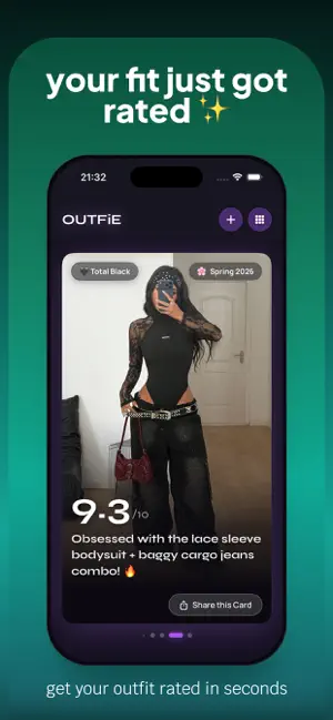 OUTFiE: AI Outfit Rate & Style screenshot 1