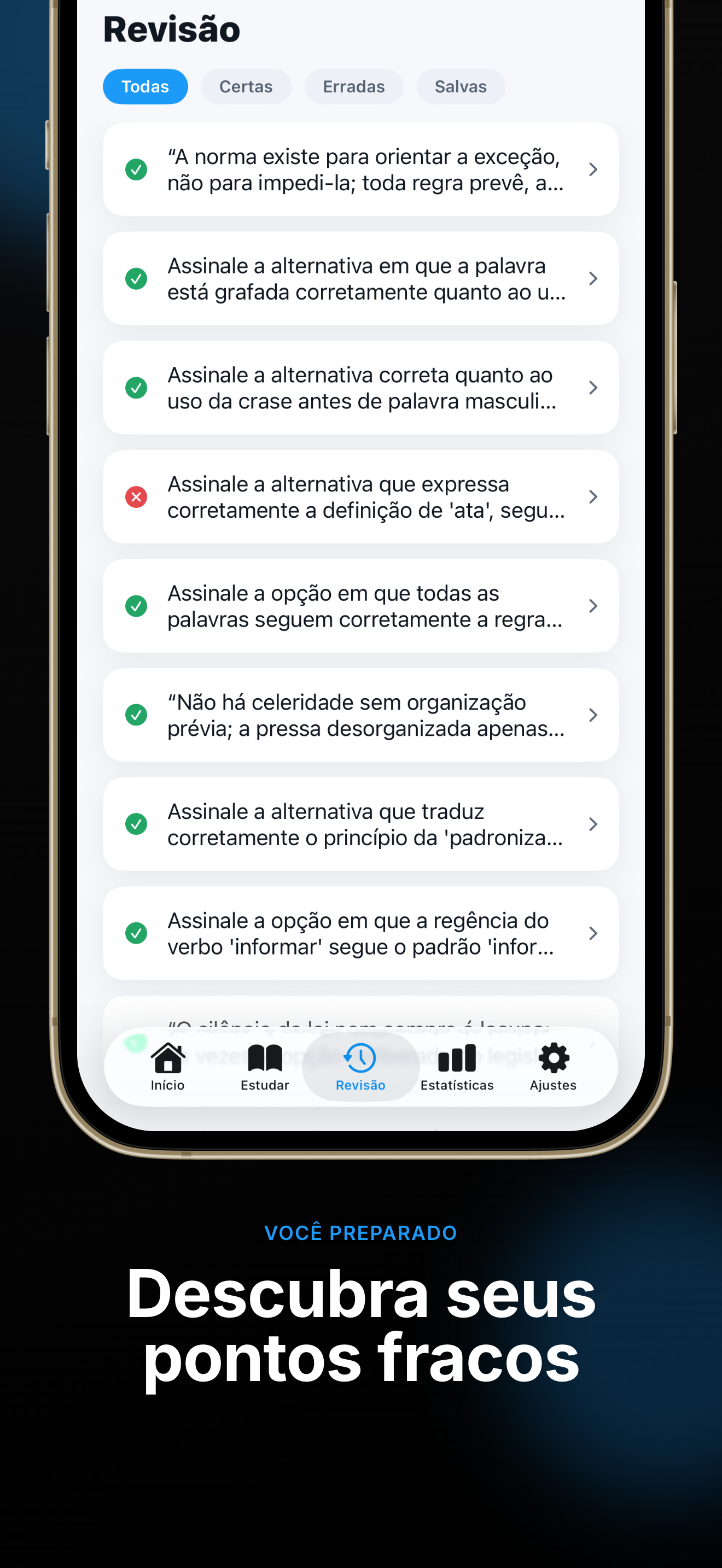 Tribunais Simulado: TRT TRF TJ screenshot 5