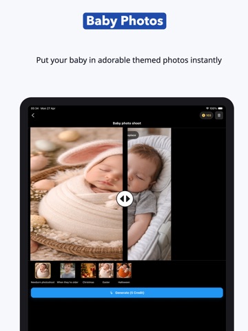 Family Pictures AI: Photoshoot iPad screenshot