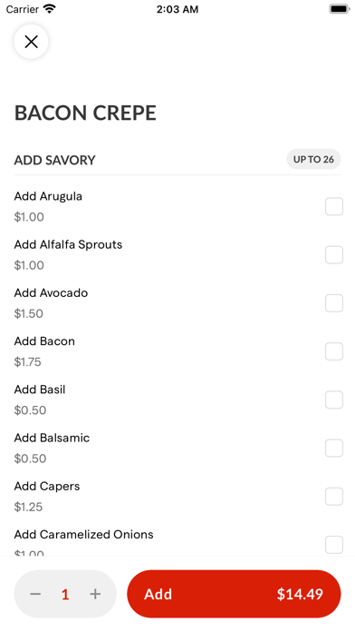 Euro Caffe iPhone screenshot 4 - Food & Drink app
