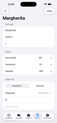 FoodCostPro screenshot