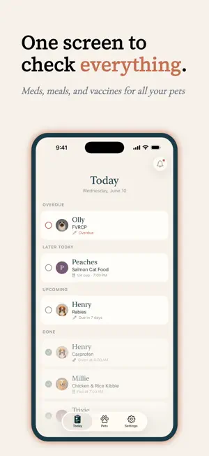 WellKept Pet - Dog & Cat Care screenshot 1